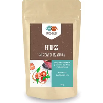 Káva Fitness - směs kávy Velikost balení: 500 g, Způsob mletí: French press (velmi hrubá)