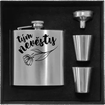 Placatka Placatka v krabičce Tým nevěsty - s květinou