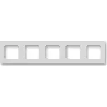 ABB 3901H-A05050 16 Rámeček pětinásobný, pro vodorovnou i svislou montáž