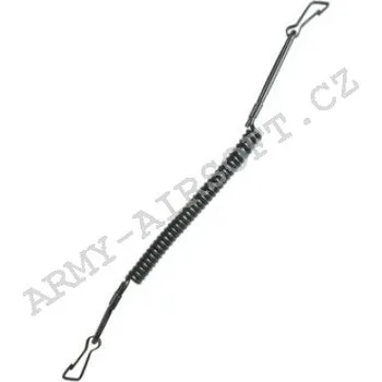 Airsoft MIL-TEC Záchytné spiralové řemení Barva: Černá Army shop