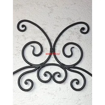 Svícen Kovaná dekorace na zeď 27