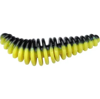 Umělá nástraha Berkley Gumová Nástraha PowerBait Power Pupa Black Sunshine Yellow Délka: 4,5cm, Počet kusů: 8ks