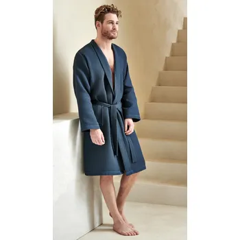 Pánský župan Vandyck unisex župan Biarritz Navy - vel. S-M