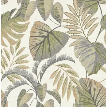 Tapeta Vliesová tapeta 118296 Next vol. 1 Listí béžově zeleně šedá