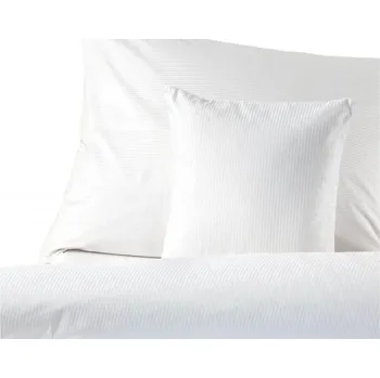 Povlečení Dadka Atlasové povlečení Grádl bílé proužek 0,4 cm 140x200 70x90