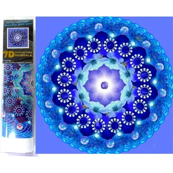 Diamantové malování Norimpex Diamantové malování 7D Půnoční mandala 30x30cm