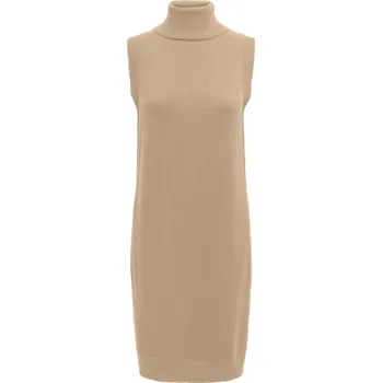 Dámská vesta Jacqueline de Yong JDY dlouhá dámská vesta Marco s rolákovým límcem béžová Velikost: S