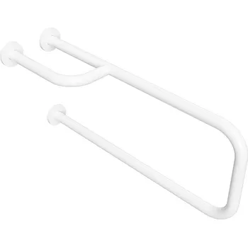 Madlo do koupelny Sapho HANDICAP opěrné madlo LEVÉ 760mm, bílá