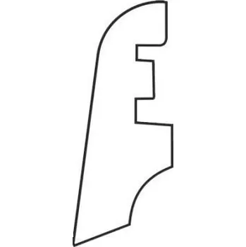 soklová lišta K-Produkt KP40 Dub D 3187 soklová lišta | cena za bm