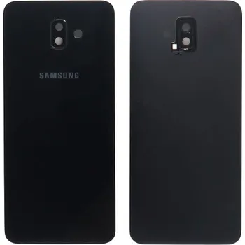 Náhradní kryt pro mobilní telefon Samsung Galaxy J6+ (j610) - Kryt zadní + kryt fotoaparátu, barva černá