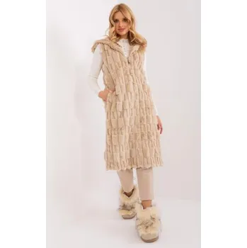 Dámská vesta Dámská vesta se zapínáním na zip KIRA béžová