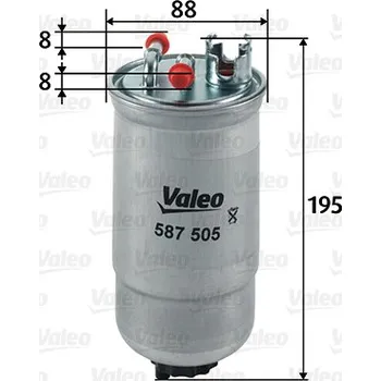 Palivový filtr Palivový filtr VALEO 587505
