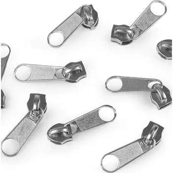 Zip L3032 Jezdec ke spirálovým zipům 5mm, typ POL - Nikl