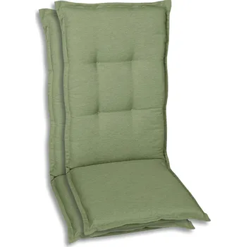 Podsedák GO-DE Textil Sada zahradních podsedáků Uni (střední opěrka, 2 kusy, světle zelená)