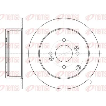 Brzdový kotouč Brzdový kotouč REMSA 61024.00