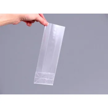 Obalový materiál Celofánové sáčky 7*21,5 cm, hranolové dno, balení 50 ks