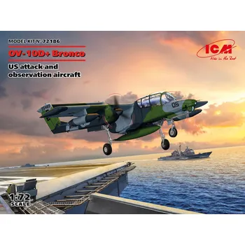 Plastikový model ICM 1/72 OV-10D+ Bronco, US attack and observation aircraft