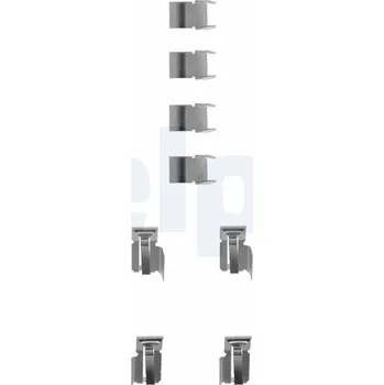 Přislušenství brzdového systému Sada příslušenství, obložení kotoučové brzdy DELPHI LX0183