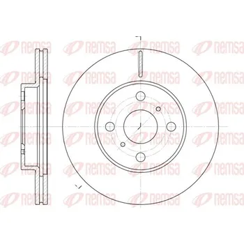 Brzdový kotouč Brzdový kotouč REMSA 6635.10