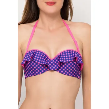 Dámské plavky Plavková podprsenka ANTIGEL (EBA7191-08), Velikost 70C, Barva růžová