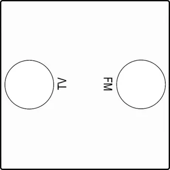 vypínač NIKO 101-69702 KRYT TV+R ZASUVKY WHITE