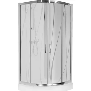 SANPLAST Pivot PSKK3-80 37644300Z1 kout čirý sklo černý