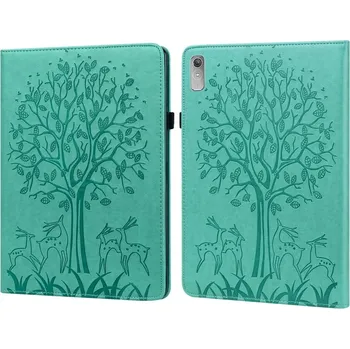 Pouzdro na tablet VSECHNONAMOBIL 67493 ART DEER Zaklápěcí pouzdro pro Lenovo Tab P11 Gen 2 zelené