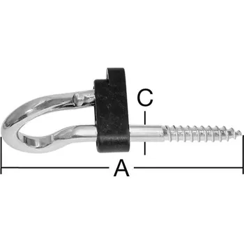 Stavební materiál Hák na houpačku 150 zn 2 ks