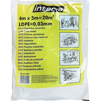 Krycí plachta Malířská Plachta 4/5 žlutá