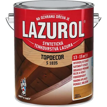 lazura Lazurol Topdecor ořech 2,5L