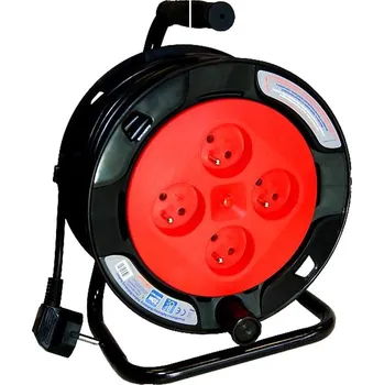 Plot Prodluzovaci kabel bubnovy 24451 4-GN, 3X1 15 m