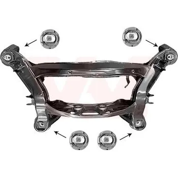 Zavěšení kol Tělo nápravy VAN WEZEL 3030629