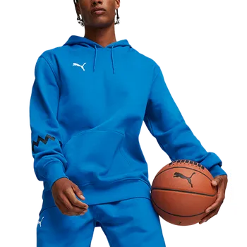 Pánská mikina Mikina s kapucí Puma Hoops Team Hoodie 676648-05 Velikost M