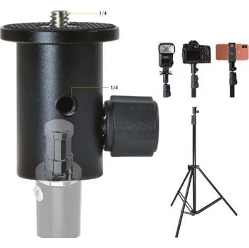 Stativový adaptér čepu 18mm díra s hlavou (CP718)