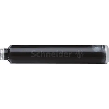Náplň do psacích potřeb SCHNEIDER Inkoustová náplň, standardní, černá, SCHNEIDER 6601 260796