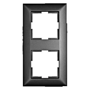 Dvojrámeček Visio S 50 Classic antracit Schrack Technik EV115002