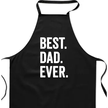 Kuchyňská zástěra Zástěra černá - Best dad ever