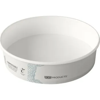 Jednorázové nádobí Miska papírová bílá s potiskem 765ml/ 50ks