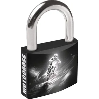 Visací zámek Visací zámek TOKOZ ART moto, velikost 38mm, tři klíče