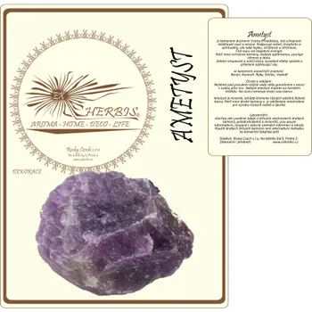 Ex Herbis AHDL Ametyst štípaný kámen 3 - 4 cm