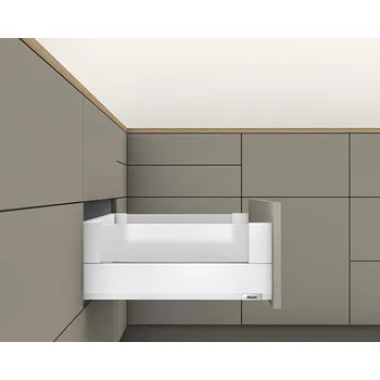 Nábytkové kování Blum K-BLUM Merivobox E Boxcover 350mm 40 kg bílá :: vrut