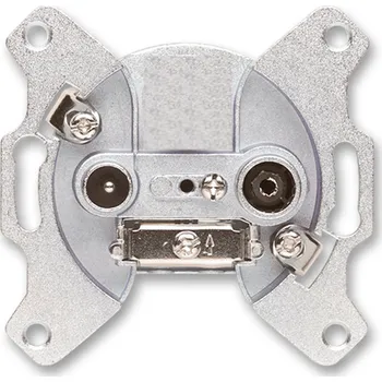 Elektrická zásuvka Přístroj zásuvky TV+R televizní a rozhlasové průběžná EU3607 Visio S 55