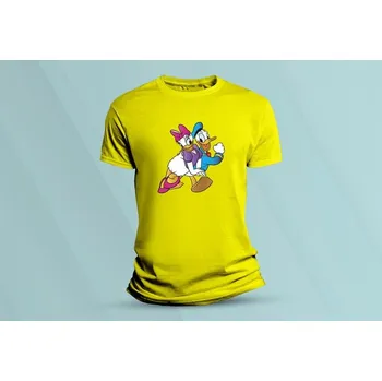 Dětské bavlněné tričko Daisy a Donald. Žlutá velikost 152 (12-13 let)