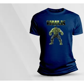 Chlapecké tričko Dětské bavlněné tričko Hulk. velikost 104 (3-4 roky) Námořnická modrá