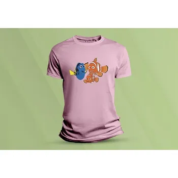 Chlapecké oblečení Dětské bavlněné tričko Nemo 3. Růžová velikost 152