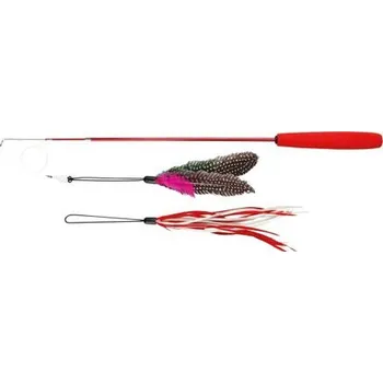 Hračka pro kočku Trixie Teleskopická tyč s hračkou pro kočky 40-98 cm