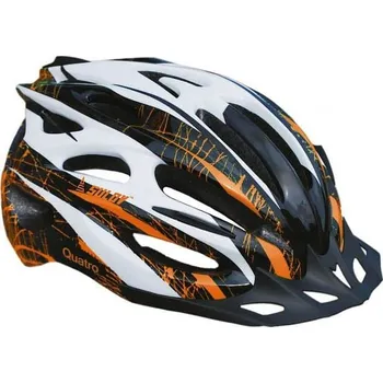 Cyklistická přilba Sulov® Cyklo helma SULOV® QUATRO, černo-oranžová Helma velikost: M