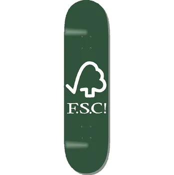 Skateboardová deska Deska F.S.C. Forest Logo Green 8.125 -