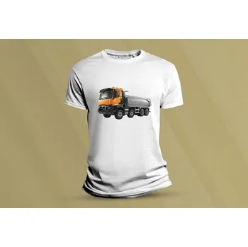 Chlapecké tričko Dětské bavlněné tričko Renault Trucks 2. Bílá velikost 104