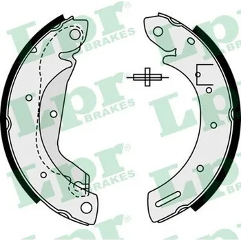 Brzdová čelist Sada brzdových čelistí LPR 08500